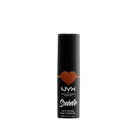 NYX Professional Makeup Suede Matte Lipstick, Peach Don't Kill My Vibe