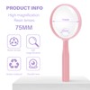 Lakei Magnifying Glass,10X 30X Handheld Reading Magnifying Glass， 75mm Shatter