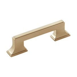 Belwith Keeler B077461-CBZ Brownstone Collection Pull 3 Inch & 3-3/4 Inch (96mm) Center to Center Champagne Bronze Finish