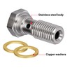 EVIL ENERGY M12x1.5 Metric Stainless Steel Single Banjo Bolt Brake