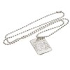 Liverpool F.C. Silver Plated Dog Tag & Chain