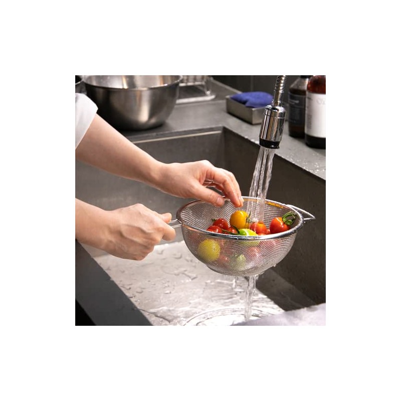 Kyoto Katsugu 4580047177065 Stainless Steel Colander, 7.1 inches (18 cm),