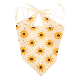 IWOWHERO Elastic Floral Head Scarf for Women Wrap Bandana Versatile Hair Decoration for Festivals Parties and Daily Wear Charming Floral Design