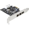 DeLOCK PCI Express Card 1x FireWire A/2x FireWire B