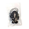 Avid Products AE-1M Disposable Stereo Black School Earbuds with Mic,