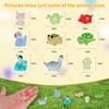 50 Pcs Mini Resin Animals Figures to Hide Tiny Variety