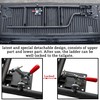 POKIAUTO Universal Foldable and 360° Rotatable Tailgate Ladder for Pickup