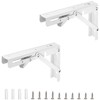 2 Pieces Heavy Duty Metal Folding Shelf Brackets – Triangular