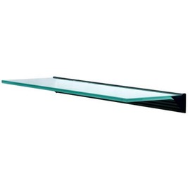 LTL Home Products Wallscapes Glacier 8" x 48" x 3/8" Opaque Glass Shelf Kit, 8"x48"