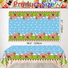 QUERICKY 4 Pack Circus Theme Tablecloths, 51x87'' Carnival Plastic Disposable