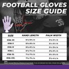 HLDD HANDLANDY Youth Football Gloves for Boys Girls, High Grip