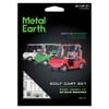 Metal Earth MMS108 502451 Golf Cart Set Construction Toy