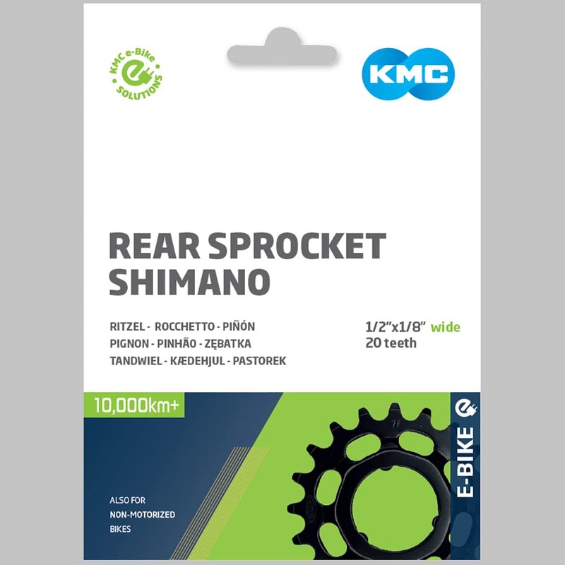 KMC Shimano Wide Sprocket, Black, 20T