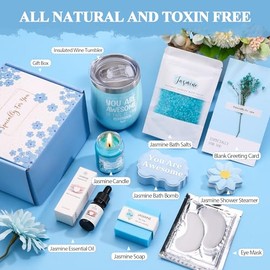 Set de Baño y spa Corporal,Cesta de regalo relajante de spa,Set de Regalo para Mujer, 9pcs Juego de Lujo para Baño y Cuerpo,para Regalo de Día para Mu