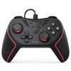 RivalPlay PC Controller mit 2-Tasten-Zuordnung, Kabelgebundener Joystick Controller Kompatibel für
