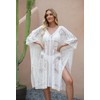 Copricostume sexy ed elegante in pizzo da donna, copribikini con
