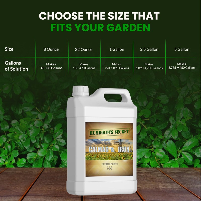 Humboldts Secret CalMag & Iron | Calcium, Magnesium & Chelated