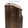 Excello Global Products Rustic Suggestion Box with Lock: Wooden Ballot