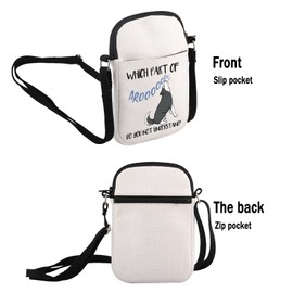 G2TUP Husky Lover Gift Which Part Of Aroooooooo Do You Not Understand Husky Makeup Bag Husky Mom Cosmetic Bag Siberian Husky Owner Gift Zipper Travel Bag (Which Part Of Arooo S)