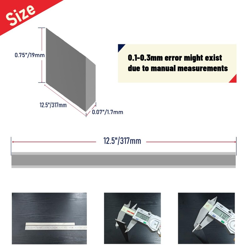 12-1/2-Inch Planer Blades for Delta 22-540 22-547 TP300 Jet 708522