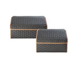 Owleys Organizadores plegables para maletero de coche (2 piezas)  Organizadores de maletero de coche  Organizador plegable de maletero con tapa...    