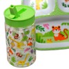Kids Safari Dinner Set - Divided Plate Cup and Metal