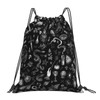 Woidxzxza Salem Witch In Black Drawstring Backpack Sports Gym Sack