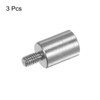 sourcing map 3pcs Flat Contact Points 6mm Dia 8mm Length