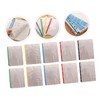 Operitacx 100pcs Sheet Data Protection Film Page Protector Colored Binder