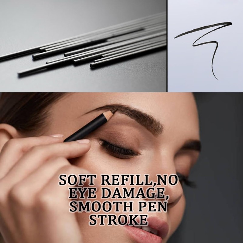 Eyebrow Pencil,Makeup Eye Liner, Long Lasting Waterproof and Smudgeproof Easy
