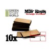 Green Stuff World - MDF Rectangular Base 50mm x 25mm