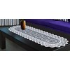 MforStyle Table Runner Lace White or Brown or Antique Gold