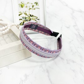 Burnaby Lucent Silver Bloom Lavender Hair Band / 버나비 루센트 실버블룸 라벤더 헤어밴드