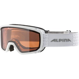 ALPINA Scarabeo S QH Ski Goggles, Unisex, A7260, White, One Size