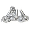 Round-Head Screws with Hexagonal Socket with Flange M10 x 20