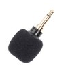 Hakeeta External Microphone 3.5mm Black Recording Microphone Portable High Sensitivity
