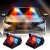 Red Blue 24Leds Dash Emergency Lights Emergency Warning Strobe Lights