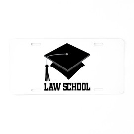 CafePress Law School Graduation Aluminum License Plate, Front License Plate, Vanity Tag