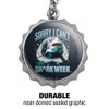 GRAPHICS & MORE Shark Week Sorry I Can't Keychain Chrome