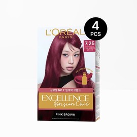 L'Oréal Paris Excellence Parisien Chic 4 pieces - 6.73 Khaki Brown x4 / 로레알파리 엑셀랑스 파리지앵 시크 4개 - 6.73 카키 브라운x4개