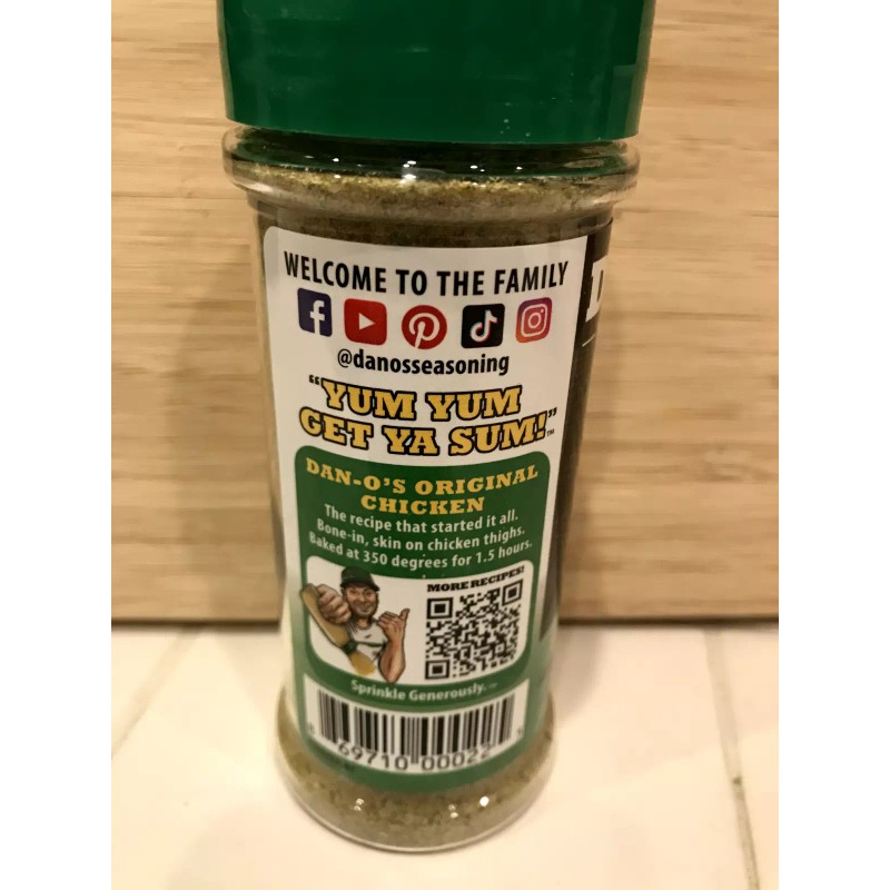 Dan-O's Original Seasoning and Spicy Set Low Sodium Zero Calories