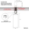 Gagalife Kitchen Sink Soap Dispenser - Brushed Nickel Built in