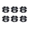 HOUSON 6PCS bicycle star nut, bike ahead headset front fork