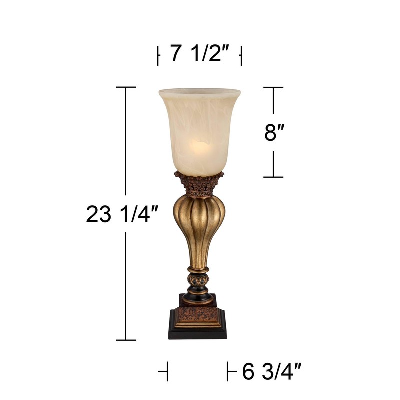 Regency Hill Sattley Traditional Accent Table Lamp 23 1/4" High