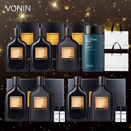 LG Household & Health Care Bonin Men's Basic Best Package (4 bottles of toner + 3 bottles of emulsion + All-in-One Wash) / 엘지생활건강 보닌 남성 기초 베스트 패키지(스킨 4병+에멀젼 3병+올인원 워