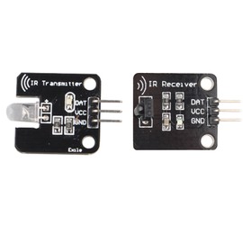 HALJIA Digital 38KHz Infrared IR Receiver Sensor Module with Transmitter Module Kit Set for Arduino