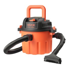 Portable 800W Dry Shop Vac 2.6 Gallon with 2.5 Peak HP Various Nozzles 1.25in Diameter X 4ft Hose"Specification: 2.6 Gallons+2.5 Peak HP+Dry