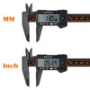 FineSource Electronic Digital Caliper Inch/Metric Conversion 0-6 Inch/150 mm Carbon