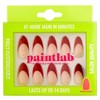 PaintLab Press-On Nails Manicure Kit, Pinot Noir, 30-Piece Set, Long-Lasting