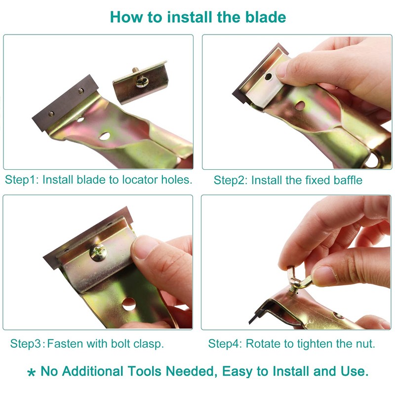 TJATSE Premium Paint Scraper Heavy Duty 2" Carbide Blade General-purpose